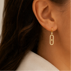 Boucles d'oreilles à pierre très élégantes
