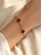 Bracelet trèfle - Acier inoxydable