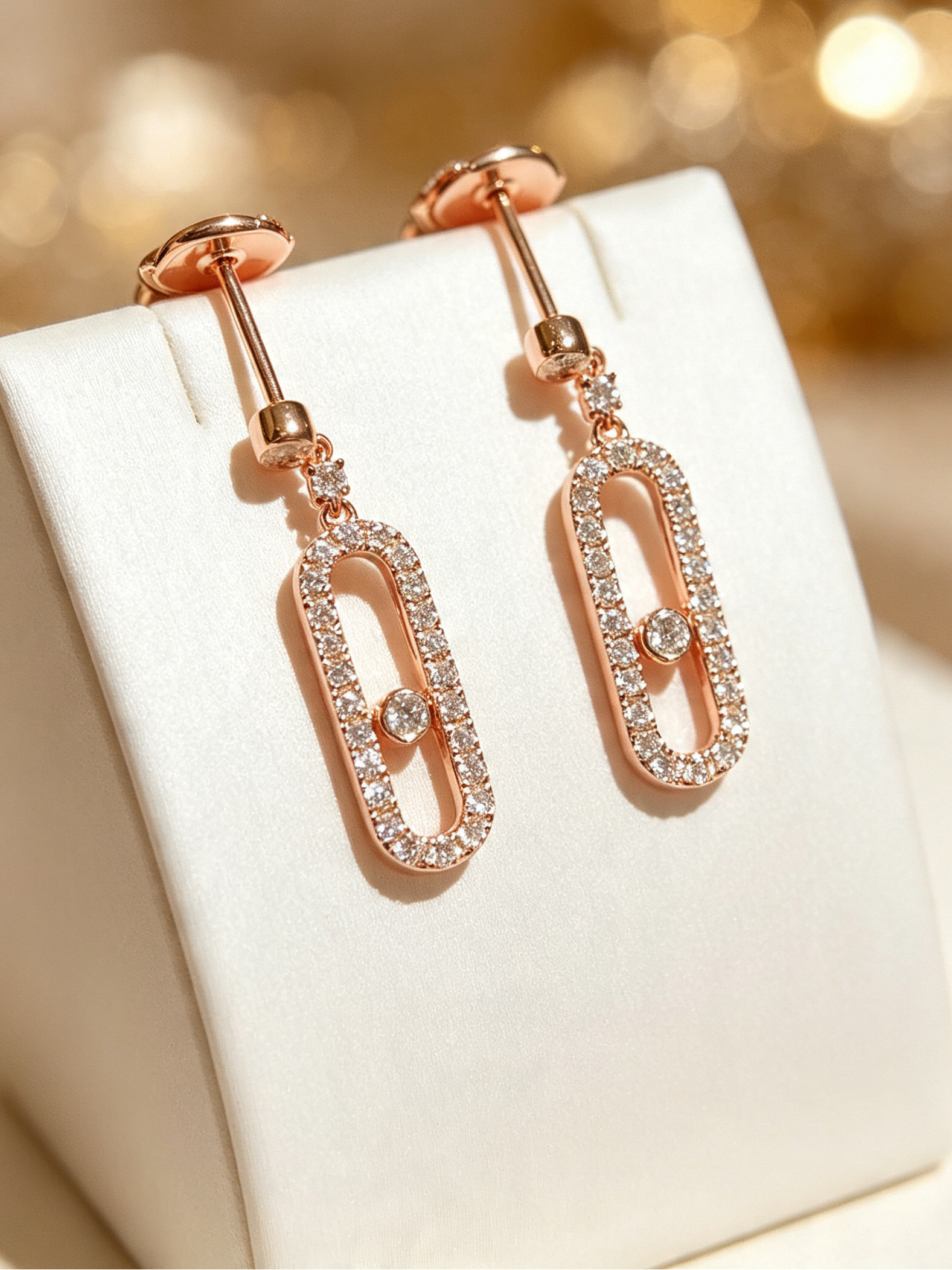 Boucles d'oreilles à pierre très élégantes