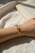 Bracelet trèfle - Acier inoxydable