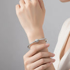 Bracelet Barillet Triple Anneau - Acier inoxydable