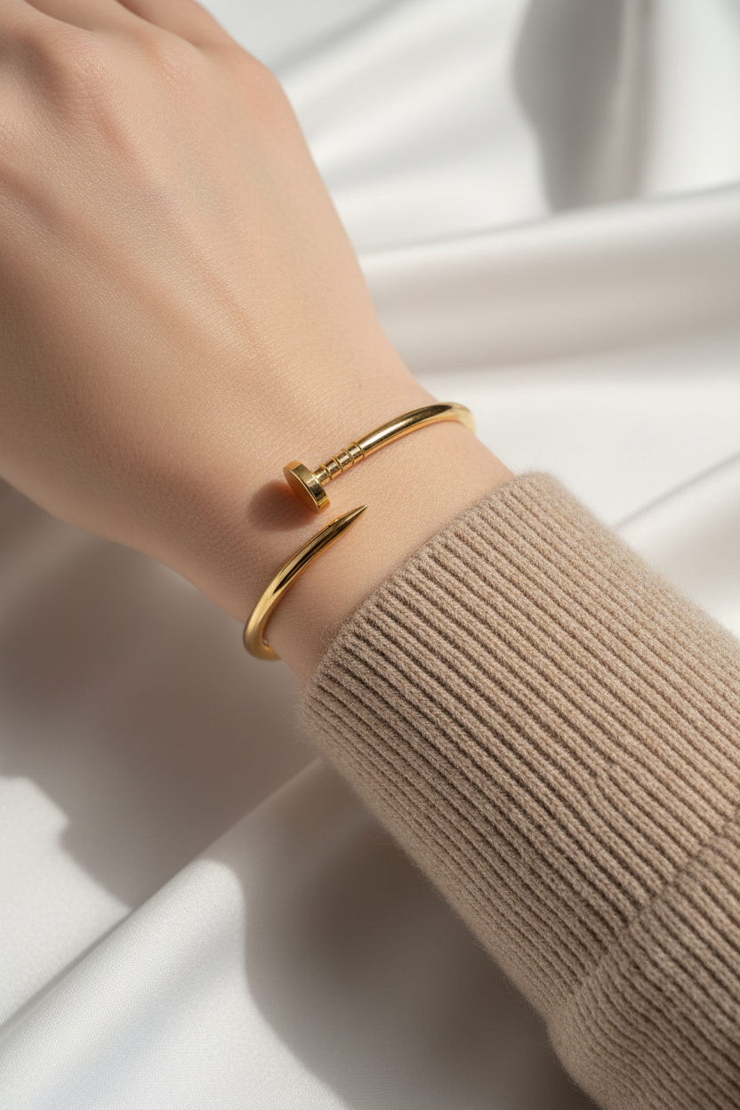 Bracelet clou - Acier inoxydable