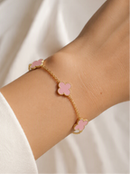 Bracelet trèfle - Acier inoxydable