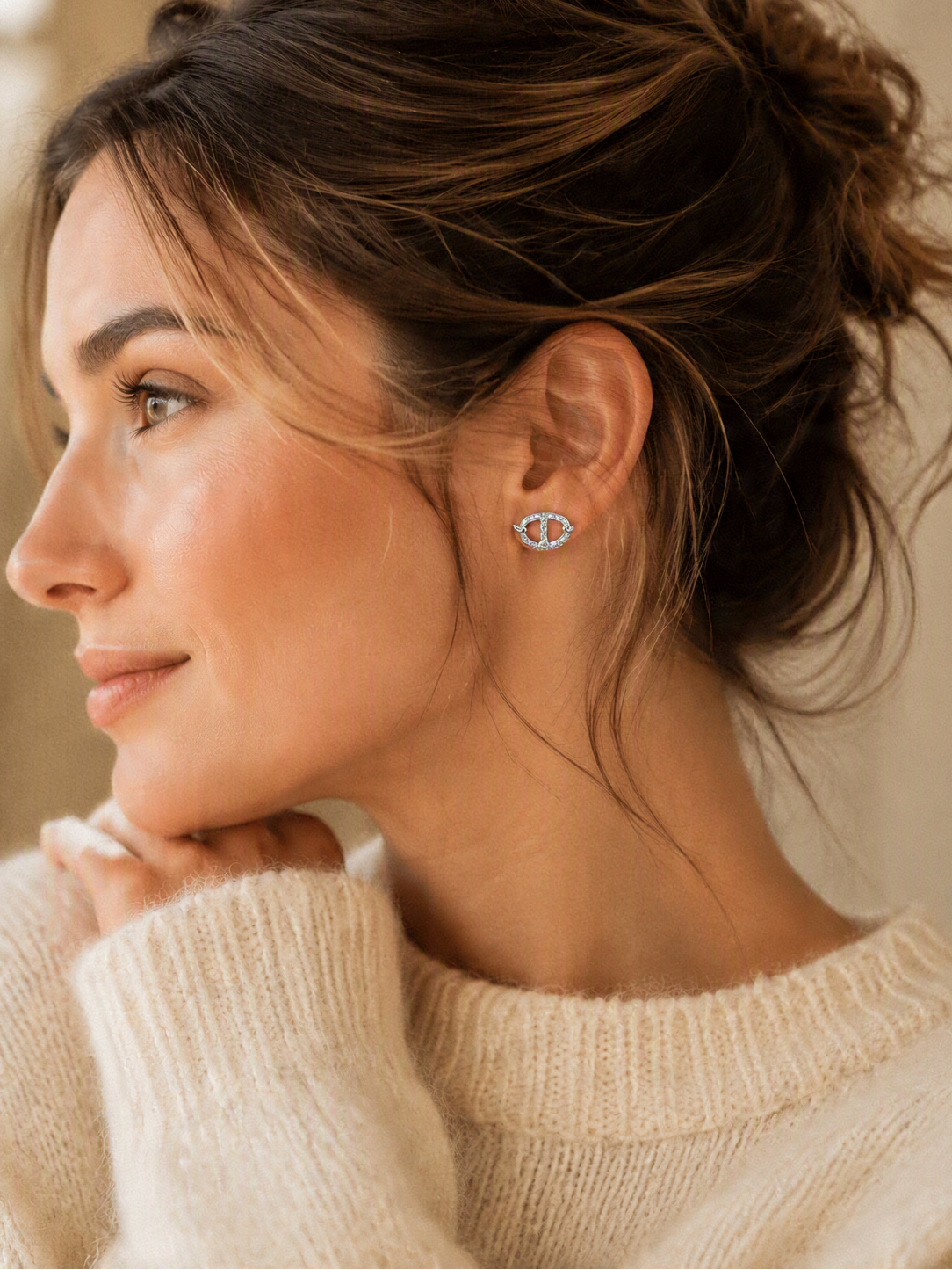 Boucles d'oreilles Mini puces élégantes et mignonnes