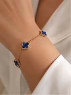Bracelet trèfle - Acier inoxydable