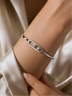 Bracelet 3 pierres - Acier Inoxydable