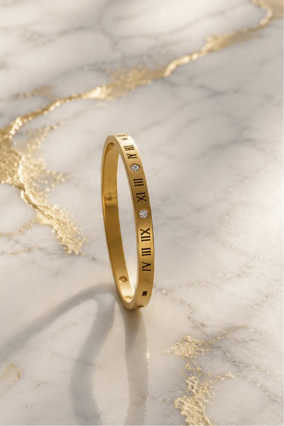 Bracelet Jonc chiffres romains